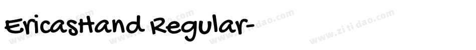 EricasHand Regular字体转换